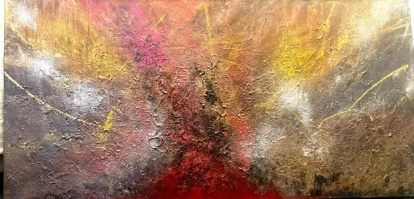 1-2-Glowing Vulcano 2024-100cmx50cm